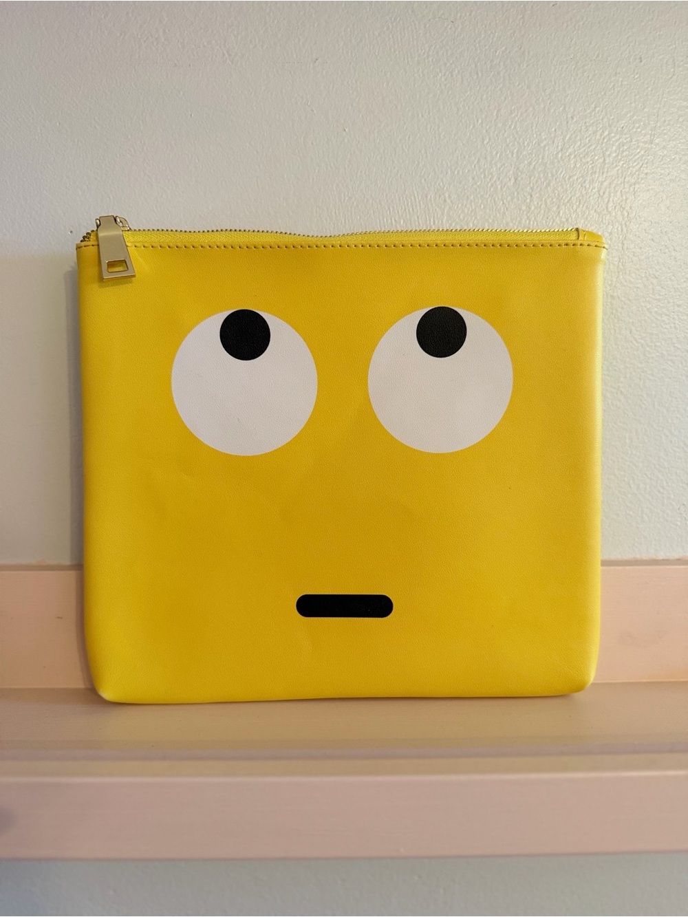 Yellow Emoji Face clutch